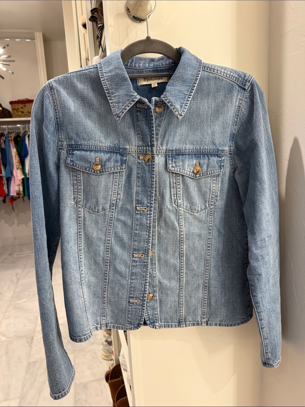 Madewell Shrunken button front shirt
